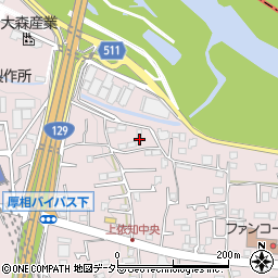 神奈川県厚木市上依知219-4周辺の地図