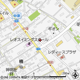 神奈川県愛甲郡愛川町中津305-1周辺の地図