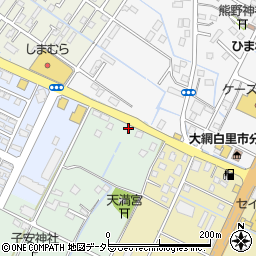 千葉県大網白里市駒込164周辺の地図