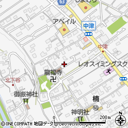 神奈川県愛甲郡愛川町中津387-4周辺の地図