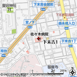 佐々木病院（育成社）周辺の地図