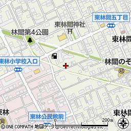 アネックス東林間周辺の地図