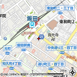 庄や 飯田店周辺の地図