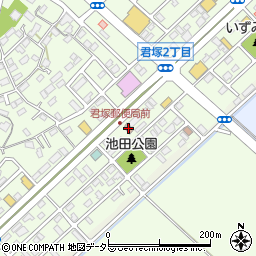 市原君塚郵便局周辺の地図