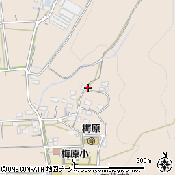 岐阜県山県市梅原1567周辺の地図