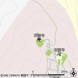 羽賀寺周辺の地図