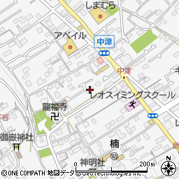 神奈川県愛甲郡愛川町中津385周辺の地図