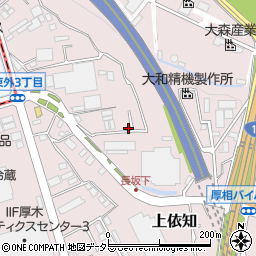 神奈川県厚木市上依知638-5周辺の地図