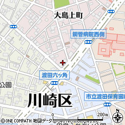 クリオ川崎追分弐番館周辺の地図