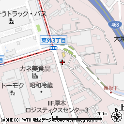 神奈川県厚木市上依知836-16周辺の地図