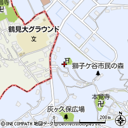 神奈川県横浜市鶴見区獅子ケ谷3丁目16-21周辺の地図