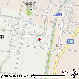滋賀県長浜市西浅井町中375周辺の地図