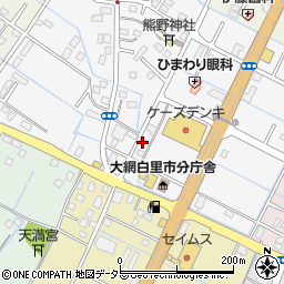 千葉県大網白里市仏島90周辺の地図