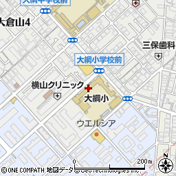 横浜市立大綱小学校周辺の地図