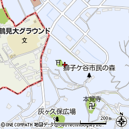 神奈川県横浜市鶴見区獅子ケ谷3丁目16周辺の地図