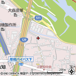神奈川県厚木市上依知224-1周辺の地図