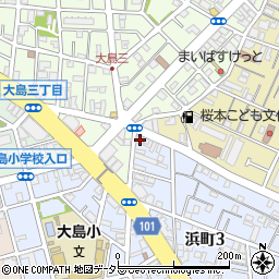 在日本朝鮮人総聨合会川崎支部周辺の地図