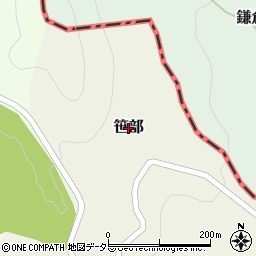 京都府舞鶴市笹部周辺の地図