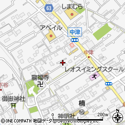 神奈川県愛甲郡愛川町中津387-2周辺の地図