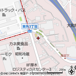 神奈川県厚木市上依知836-12周辺の地図