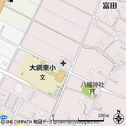 千葉県大網白里市富田63-11周辺の地図