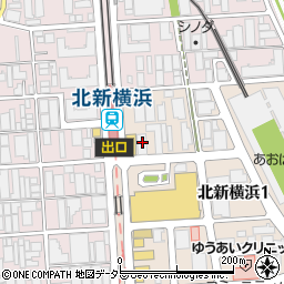 北新横浜耳鼻咽喉科周辺の地図