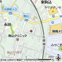 千葉県大網白里市駒込1378-2周辺の地図