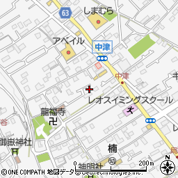 神奈川県愛甲郡愛川町中津387-17周辺の地図