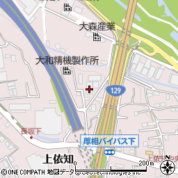 神奈川県厚木市上依知581周辺の地図