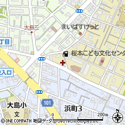 デイサービスふるさと桜本周辺の地図