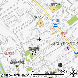 神奈川県愛甲郡愛川町中津393周辺の地図