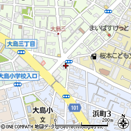 パートナーサービス川崎周辺の地図