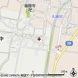 滋賀県長浜市西浅井町中375-2周辺の地図
