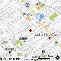 神奈川県愛甲郡愛川町中津388-5周辺の地図