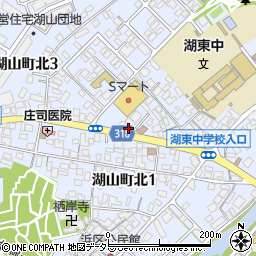 やきとり大吉 湖山店周辺の地図