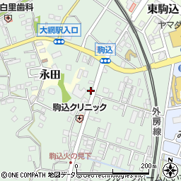 千葉県大網白里市駒込480周辺の地図