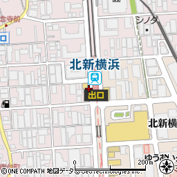 北新横浜駅周辺の地図