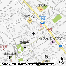 神奈川県愛甲郡愛川町中津388周辺の地図