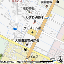 千葉県大網白里市仏島95-1周辺の地図