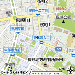 カラオケのダイマル　飯田営業所周辺の地図