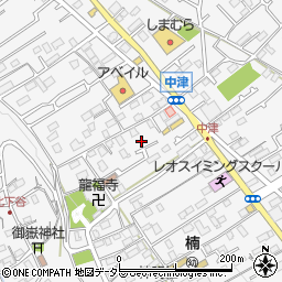 神奈川県愛甲郡愛川町中津388-8周辺の地図