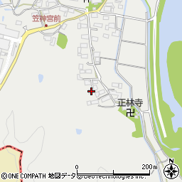 岐阜県美濃市笠神554周辺の地図