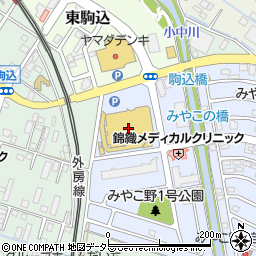 美・シマヤ　イオン店周辺の地図