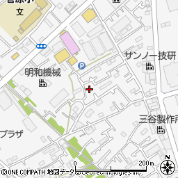 神奈川県愛甲郡愛川町中津1036-5周辺の地図