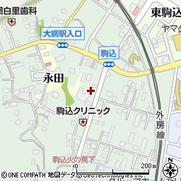 千葉県大網白里市駒込479-2周辺の地図