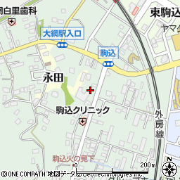 千葉県大網白里市駒込479-2周辺の地図