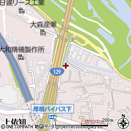 神奈川県厚木市上依知564-1周辺の地図