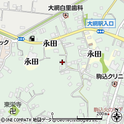 千葉県大網白里市駒込694周辺の地図