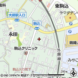 千葉県大網白里市駒込1377周辺の地図