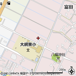 千葉県大網白里市富田63-22周辺の地図